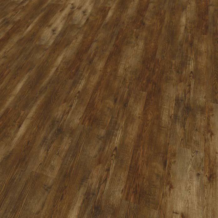 Kahverengi eski ahşap görünümlü karo plank pvc lvt zemin kaplama