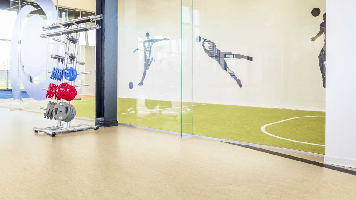 Marmoleum Sport Linolyum Zemin Kaplamaları 2 linolyum zemin kaplama - doğal zemin kaplama - doğal tekstil kaplama - hijyenik yer kaplama - anti bakteriyel zemin