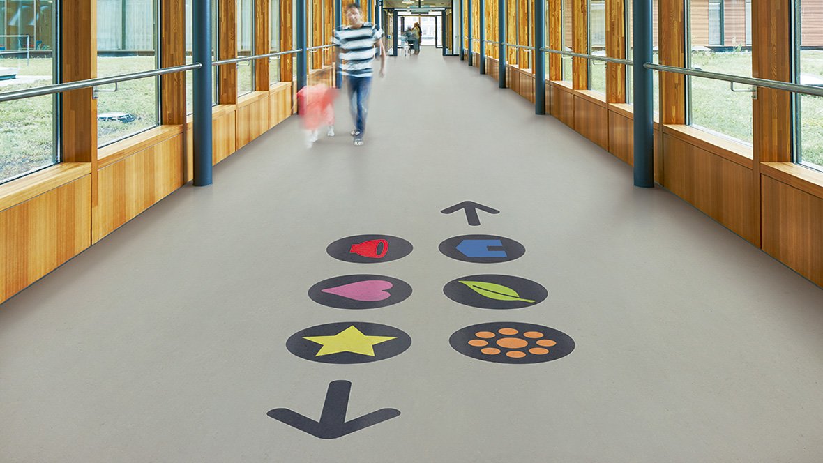 Marmoleum Concrete Linolyum Zemin Kaplama 5 marmoleum solid Concrete linolyum zemin kaplama uygulama 5