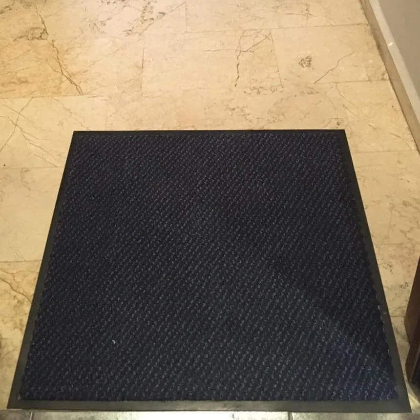 Nem Alıcı Kapı Önü Paspas Sms Blue 1707 (80x80 cm)