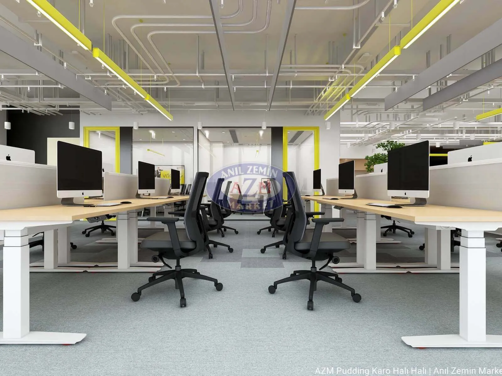 AZM Pudding 05 Bitümen Tabanlı Karo Halı - Görsel 9