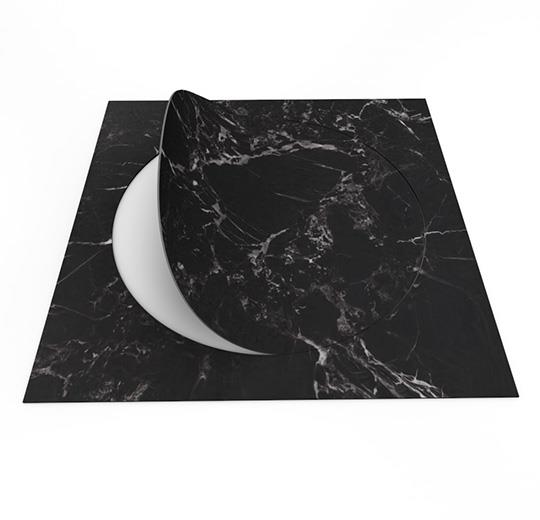 63544DR7 black marble circle