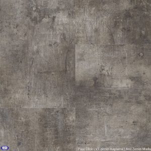 Pure click tas beton mermer desenli karo pvc vinil LVT zemin kaplama 0070 Zinc 679M 2026