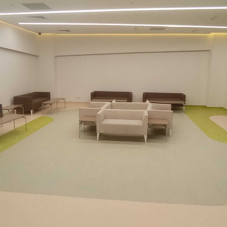 Altinbas universitesi marmoleum fresco splash real linolyum zemin doseme 1 2026