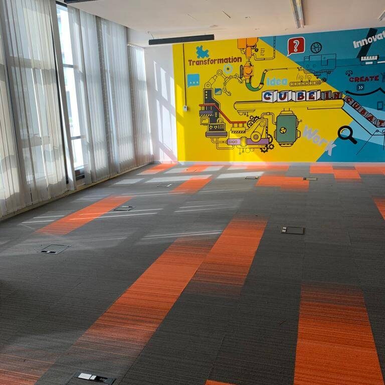 teknopark ofis Waterfall 01 orange karo hali anil zemin 3 2026