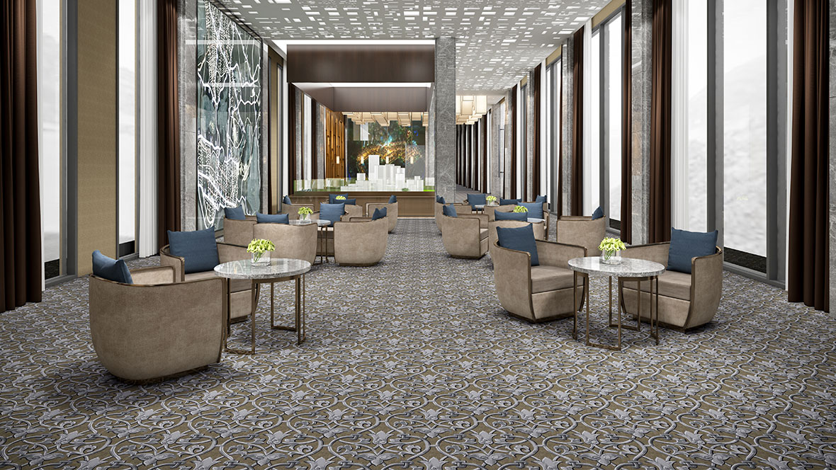 Flotex Hospitality & Leisure Rulo Halılar 5 flotex floral flok rulo halılar