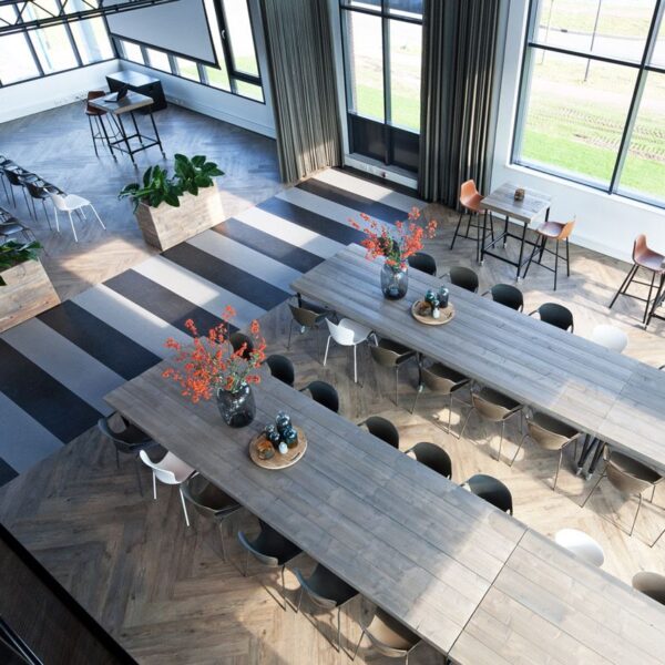 Mflor Authentic Plank LVT Zemin Kaplamaları (DryBack) 9 Authentic Plank 81015 shade Visitor center BIT ofis2