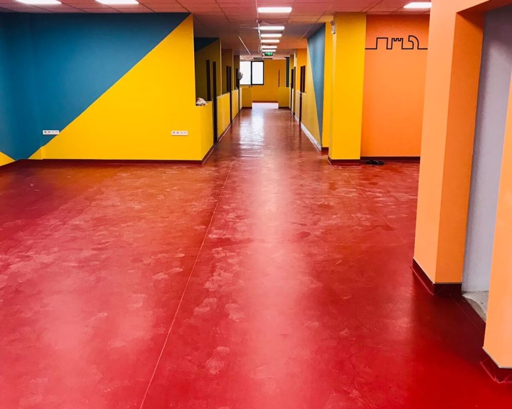 AZM Pearl Akustik Heterojen PVC Zemin Kaplamaları 24 köy çiftliği tarım 1