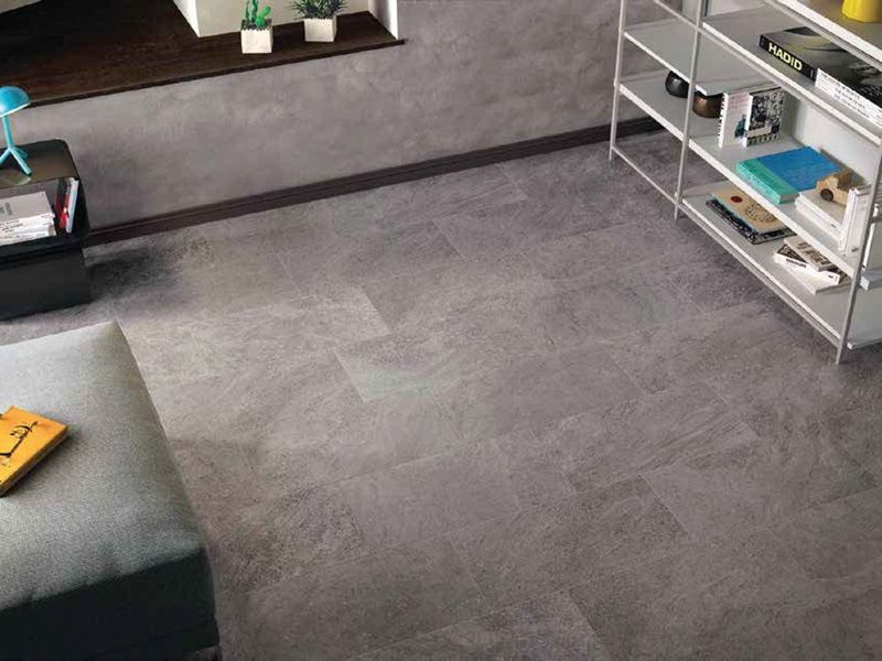 AZM Pearl ECO Dryback LVT Zemin Kaplama – Glue Down (Yapıştırma) 32 AZM Pearl ECO LVT zemin kaplama tas beton mermer desenli