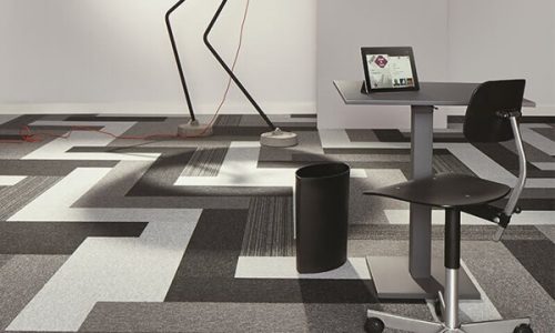 Tessera Layout Outline polyamid Karo Halı ofis halısı