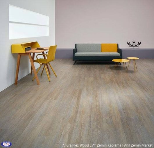Allura Flex Wood koyu renk meşe ahşap desenli esnek vinil LVT zemin kaplama 60293FL1-60293FL5 steamed oak1