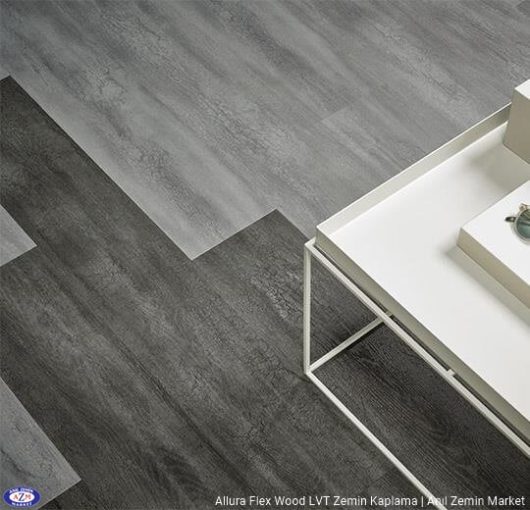 Allura Flex Wood yanmış meşe ahşap desenli esnek vinil LVT zemin kaplama 63420FL1-63420FL5 burned oak1