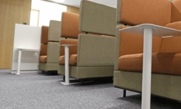 Anıl Zemin Market polyamid iplik ofis karo halı tessera apex 269 ash karo halı