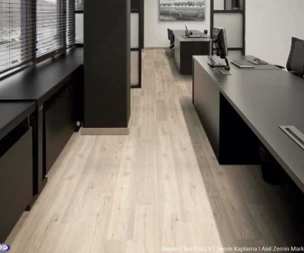 Dream Click PRO LVT Zemin Kaplama - (Kilit Sistem) 6 Dream Click PRO 65973 021 River Oak Whine ahşap desenli LVT zemin kaplama