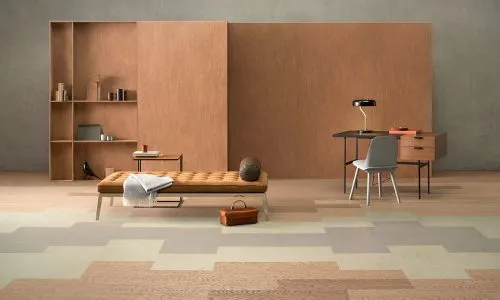 Marmoleum Modular karo ebatlı doğal linolyum zemin kaplama 5