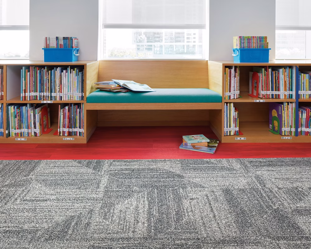 Interface Open Air Neutrals (403 - 404 - 405) Karo Halı & (401 - 402) Plank Halı 42 Nickel 9626006 interface Open Air 403 carpet tile