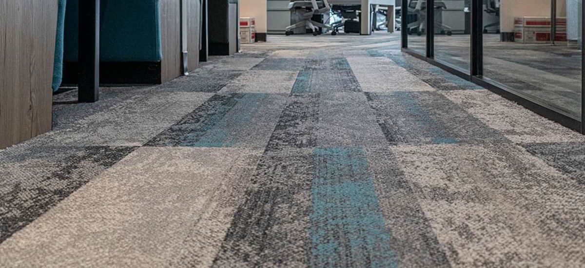 Skandia ofis voxflor spiral plank halı zemin kaplama1