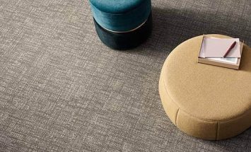 Tessera perspective polyamid ofis karo halı 3904 mirage uygulama