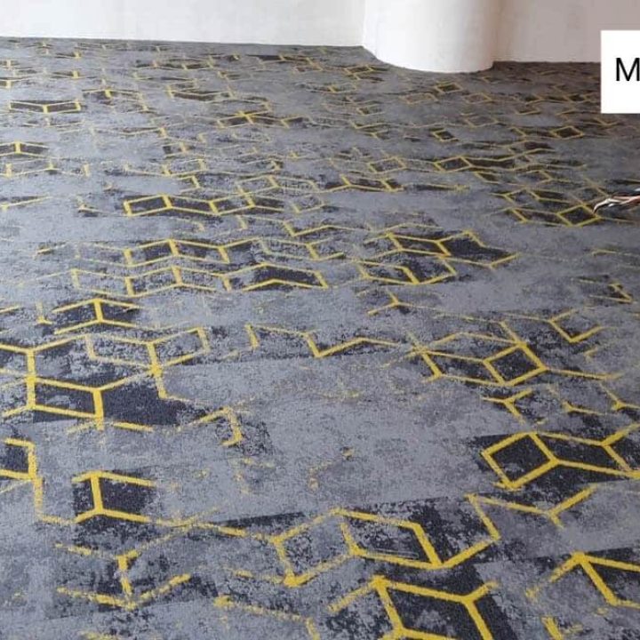 AZM Vadi İstanbul Voxflor Mundi fossil karo ofis halı uygulaması 1