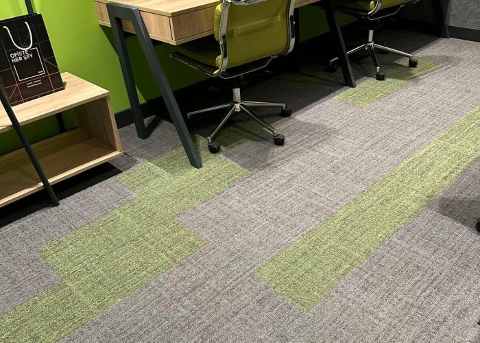 Lino Plank Halılar (Polyamid PA) 3 mod tasarım merkez ofis showroom azm pearl lino plank karo halı zemin kaplama seyrantepe (5)
