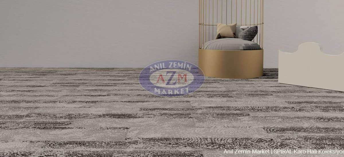 Spiral 75005 karo halı uygulama görseli